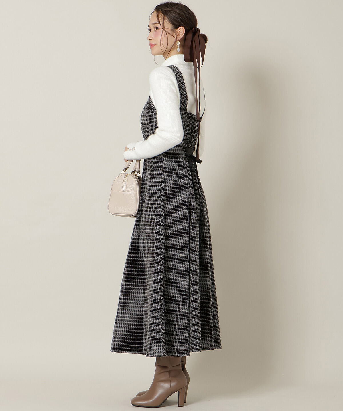 WILLSELECTION「ZIPデザインフレアジャンスカ」|ワンピース|