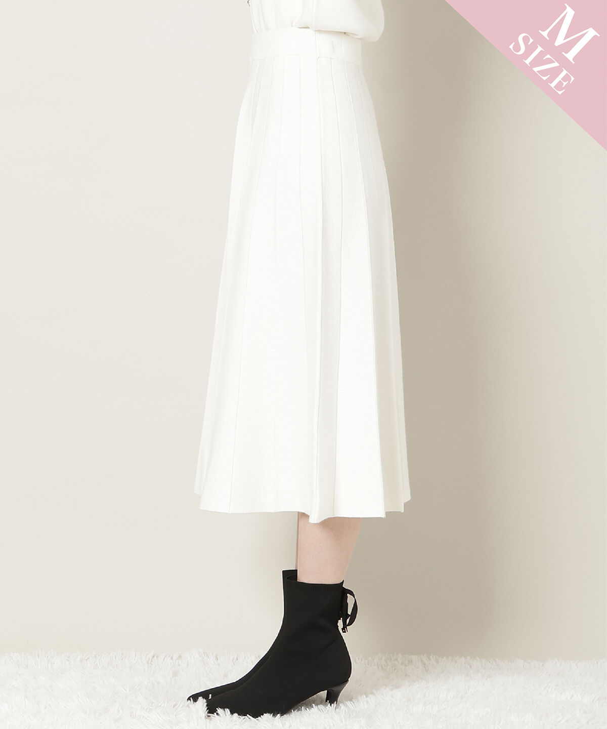 WILLSELECTION「ファーティペット付きニットSETUP」|ワンピース|