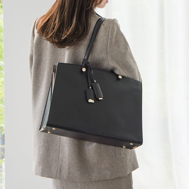 Jewelna Rose「ジュエルナローズ |ターミー トートバッグ A4サイズ  | 通勤 | きれいめ | 10758」|トートバッグ|