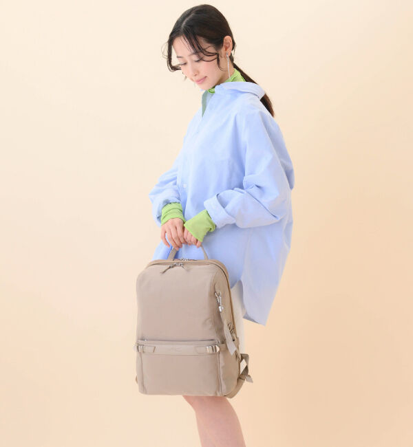 W&.Day/Night「W&.Day/Night | リッカ スクエアリュック A4サイズ 13.3インチPC収納 11712」|リュック|