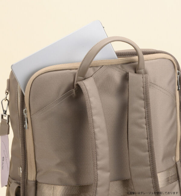 W&.Day/Night「W&.Day/Night | リッカ スクエアリュック B4サイズ 15.6インチPC収納 11713」|リュック|