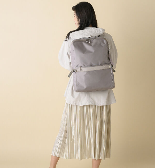 W&.Day/Night「W&.Day/Night | リッカ スクエアリュック B4サイズ 15.6インチPC収納 11713」|リュック|