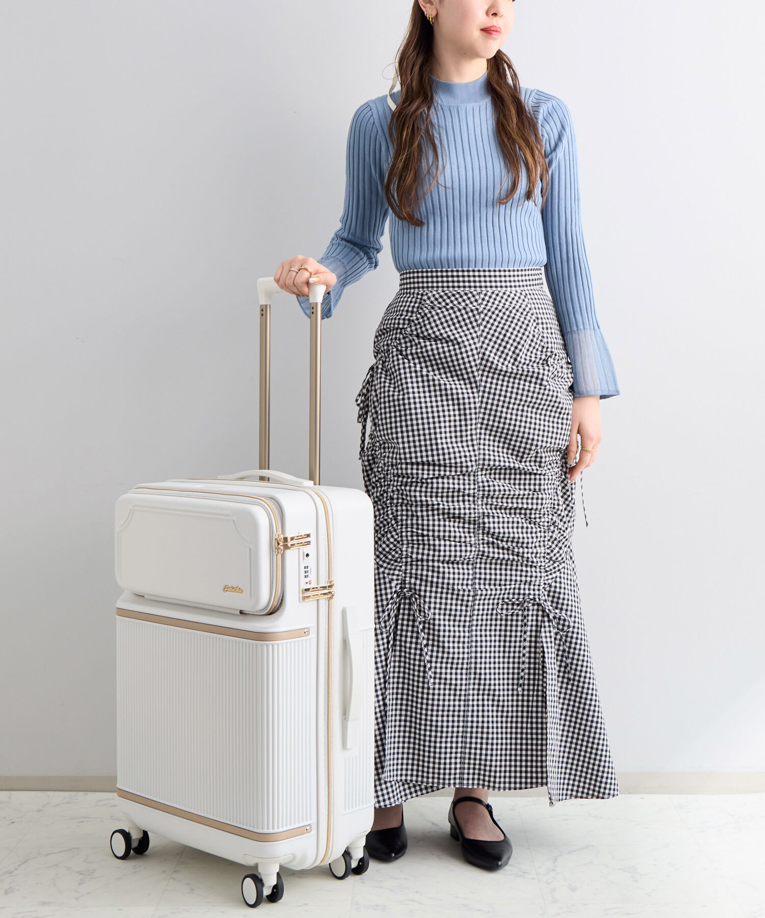 Jewelna Rose「Jewelna Rose コゼット スーツケース 55L 05542」|キャリーケース|