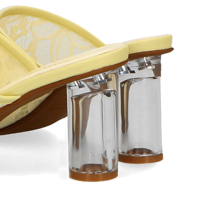 ORiental TRaffic「クリアヒールレースミュールサンダル/31205」|サンダル|