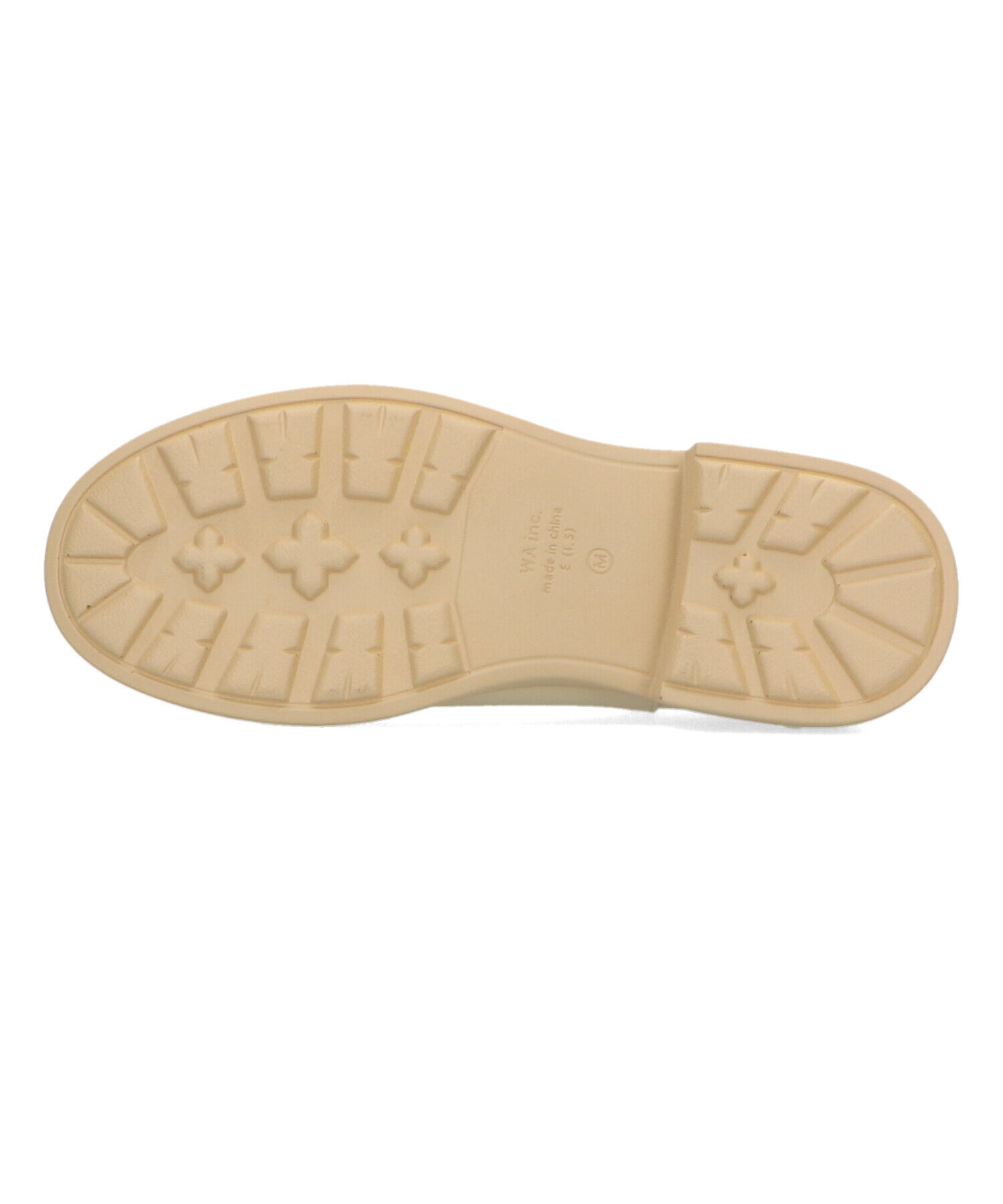 WA Oriental TRaffic「リブ ニット バックジップ ブーツ /42407 ショートブーツ 厚手クッション」|ショートブーツ|