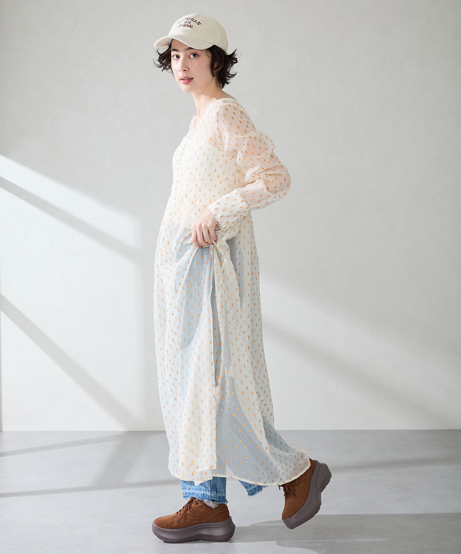 ORiental TRaffic「●2025秋冬新作●スエードボリュームソールスニーカー/OT3774」|スニーカー|