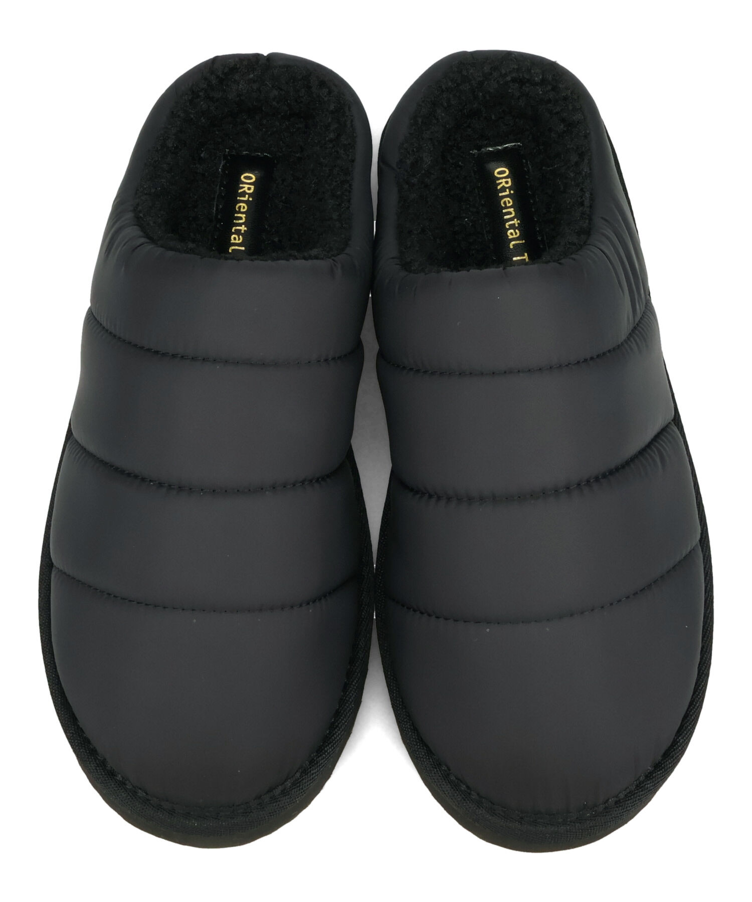 ORiental TRaffic「●2025秋冬新作●【WEB限定】パデット 裏起毛 サボ /55303 ボア 撥水 防寒」|サンダル|