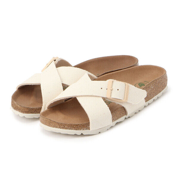 BIRKENSTOCK「【ビルケンシュトック】シエナ/エッグシェル ビルコフロー ヴィーガン/サンダル レディース」|サンダル|アイボリー