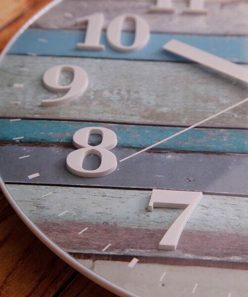 BRUNO「電波ビンテージウッドクロック」|クロック・置時計|