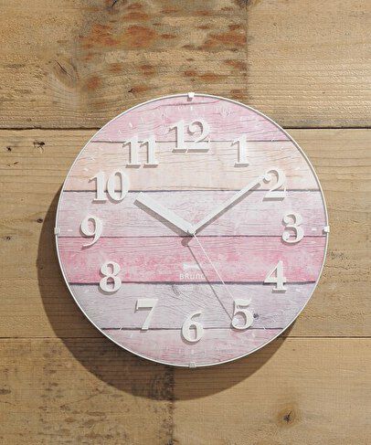 BRUNO「電波ビンテージウッドクロック」|クロック・置時計|PK