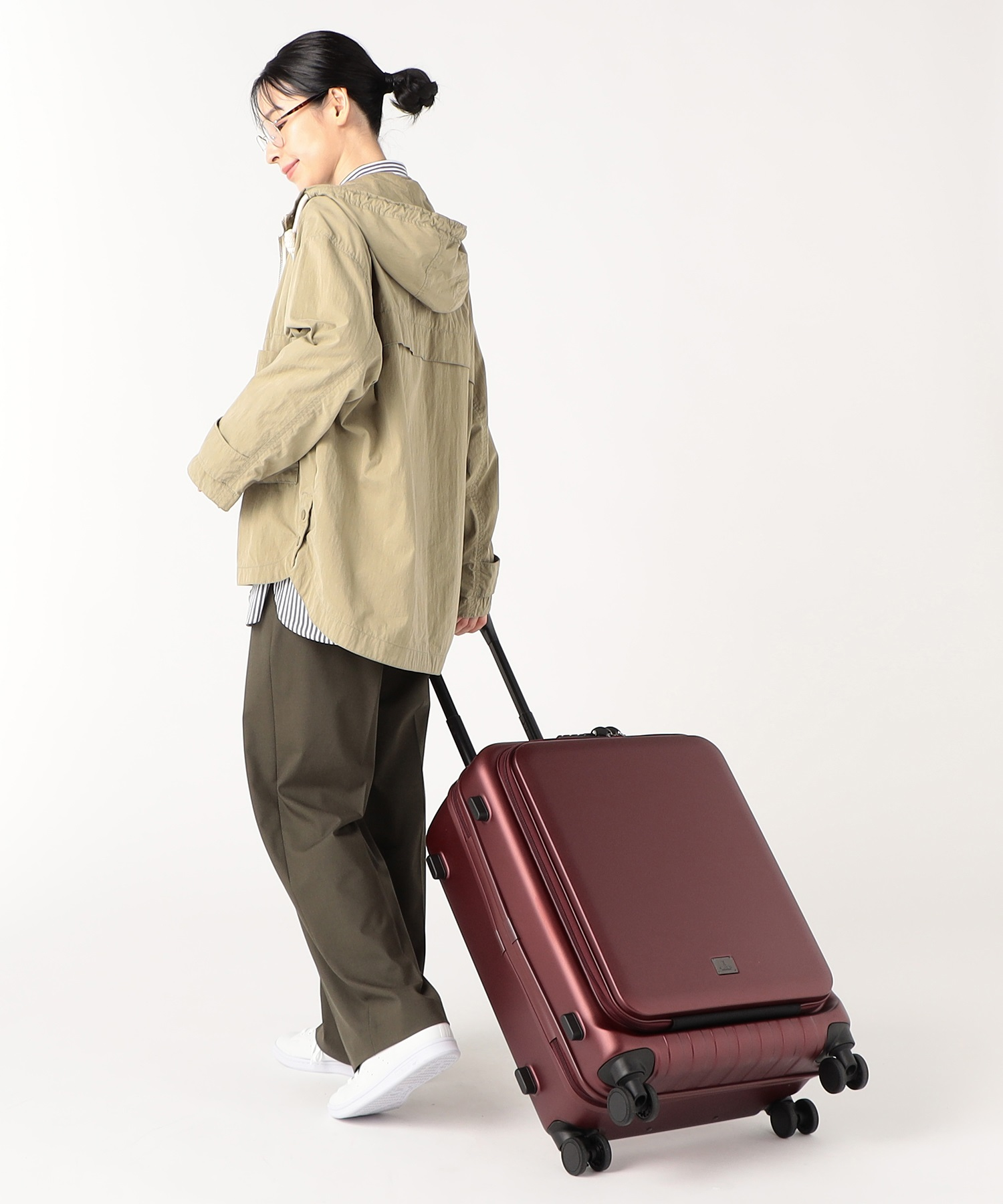 MILESTO「MILESTO UTILITY フロントポケットキャリー 50L ストッパー付」|キャリーケース|