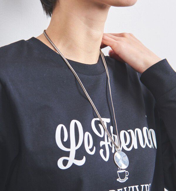 UNITED ARROWS「【別注】＜PHILIPPE AUDIBERT＞STEEVY コード ネックレス」|ネックレス|SILVER