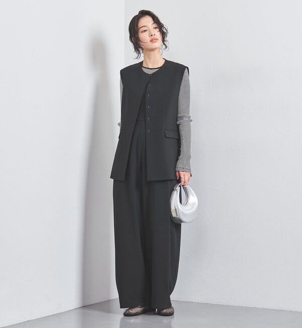 UNITED ARROWS「ノーカラー ベスト」|ベスト・ジレ|