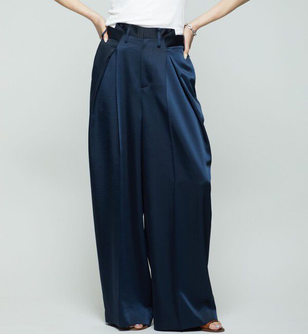 AEWEN MATOPH「＜AEWEN MATOPH＞サテン タック パンツ」|その他|