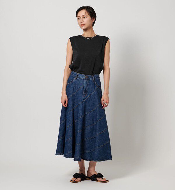 UNITED ARROWS「ラメ ノースリーブ カットソー」|Tシャツ・カットソー|