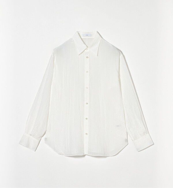 ASTRAET「＜ASTRAET＞ストライプ シアー レギュラーカラーシャツ UNISEX」|シャツ・ブラウス|