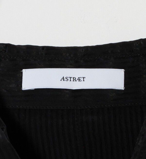 ASTRAET「＜ASTRAET＞ストライプ シアー レギュラーカラーシャツ UNISEX」|シャツ・ブラウス|