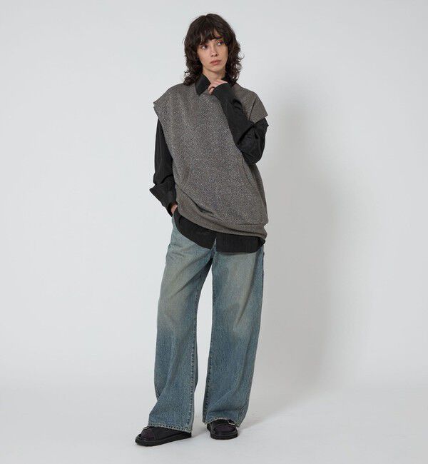 ASTRAET「＜ASTRAET＞ストライプ シアー レギュラーカラーシャツ UNISEX」|シャツ・ブラウス|