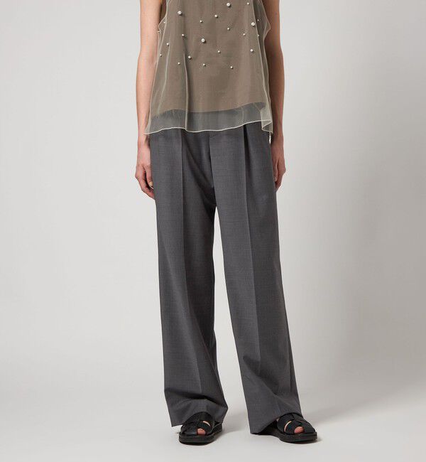 AEWEN MATOPH「＜AEWEN MATOPH＞ハイウエスト ベルトパンツ」|その他|