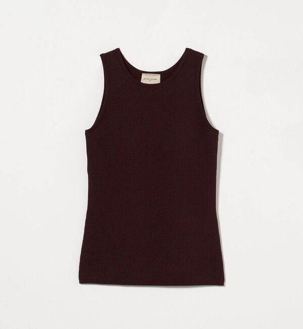 UNITED ARROWS「カップ付き ニットアメリカンスリーブタンクトップ」|タンクトップ|