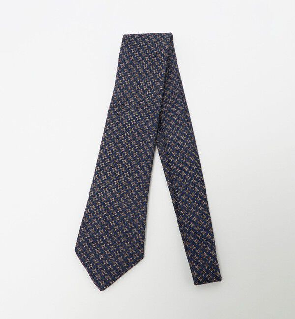UNITED ARROWS「＜ERRICO FORMICOLA＞ジャガード コモン ネクタイ」|ネクタイ・蝶ネクタイ|NAVY