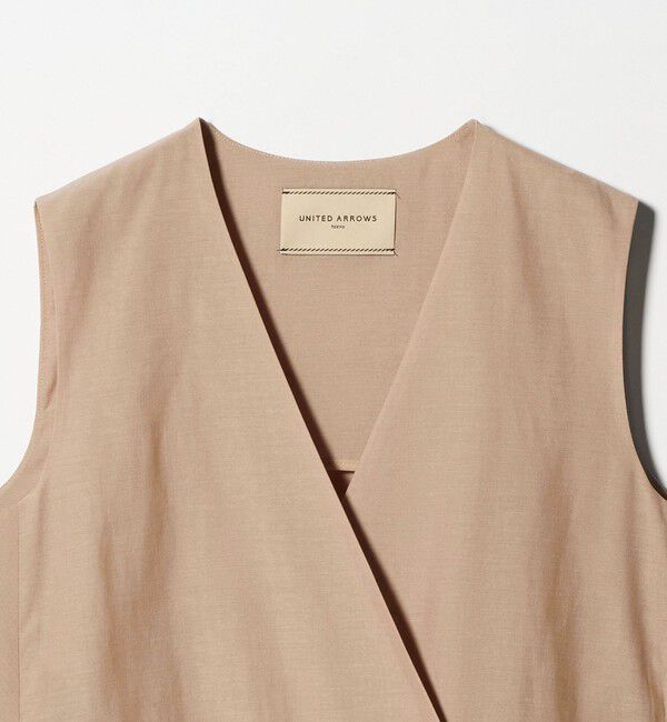 UNITED ARROWS「シアー バックフレア ベスト ‐ウォッシャブル‐」|ベスト・ジレ|
