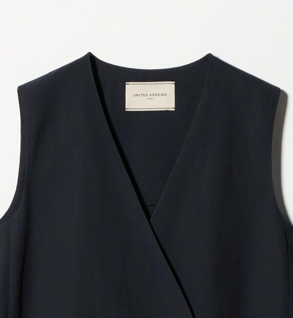 UNITED ARROWS「シアー バックフレア ベスト ‐ウォッシャブル‐」|ベスト・ジレ|
