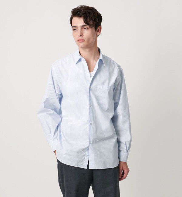 UNITED ARROWS「カリビアーナミルズ ポプリン レギュラーカラーシャツ」|シャツ・ブラウス|