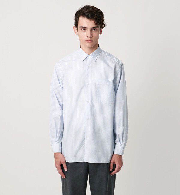 UNITED ARROWS「カリビアーナミルズ ポプリン レギュラーカラーシャツ」|シャツ・ブラウス|