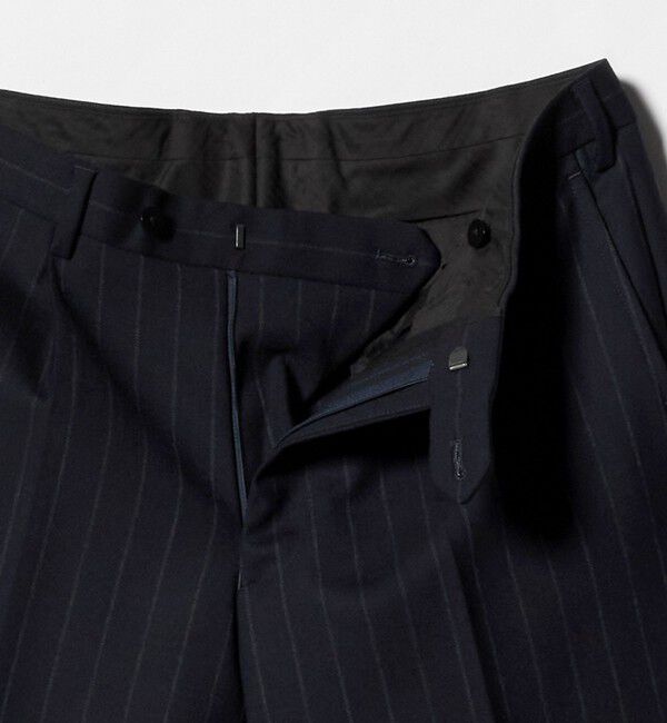 UNITED ARROWS「ワイドストライプ ダブル 6ボタン スーツ MC‐MODEL ヨコストレッチ」|スーツ|