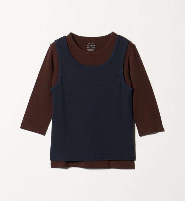 UNITED ARROWS「【別注】＜WILHELM NEUBERT＞レイヤード トップス」|Tシャツ・カットソー|