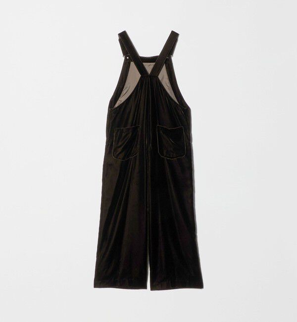 UNITED ARROWS「ベルベット サロペット パンツ」|オールインワン|