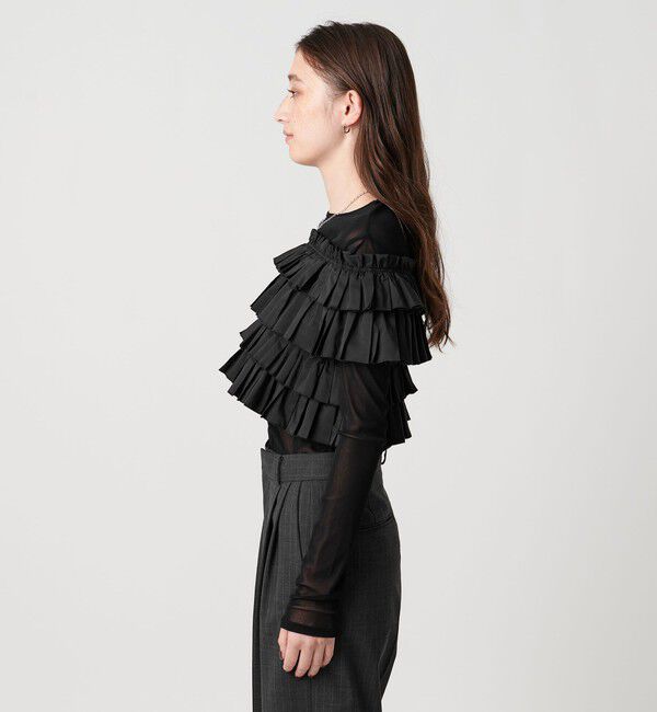 UNITED ARROWS「ギャザー マルチ ニット ‐ウォッシャブル‐」|ニット・セーター|