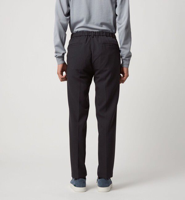 UNITED ARROWS「テック ツイル ノープリーツ パンツ UA COZY  ウォッシャブル 防しわ性（着用しわ）」|スーツ|