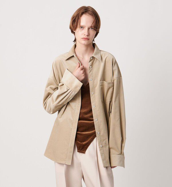 AEWEN MATOPH「＜AEWEN MATOPH＞コーデュロイシャツ ‐ ウォッシャブル ‐」|シャツ・ブラウス|