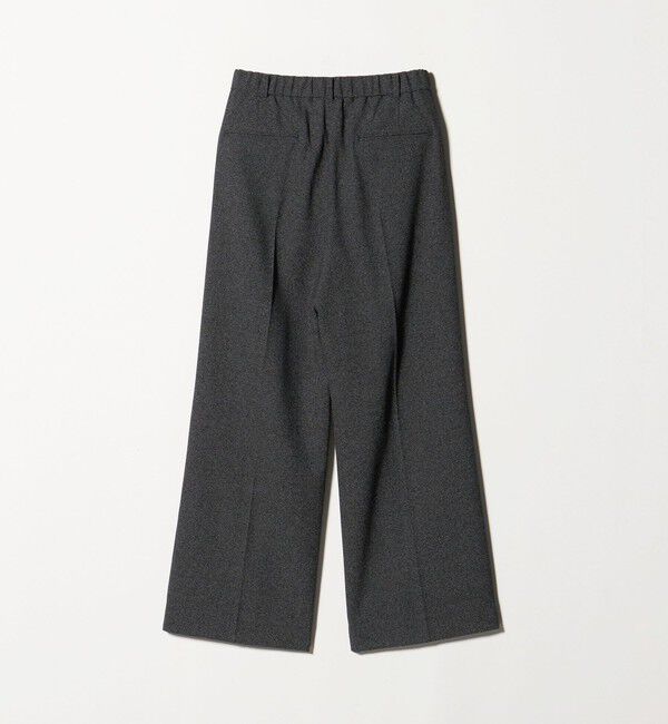 UNITED ARROWS「2タック メランジ ワイド パンツ ‐ウォッシャブル‐」|スラックス|