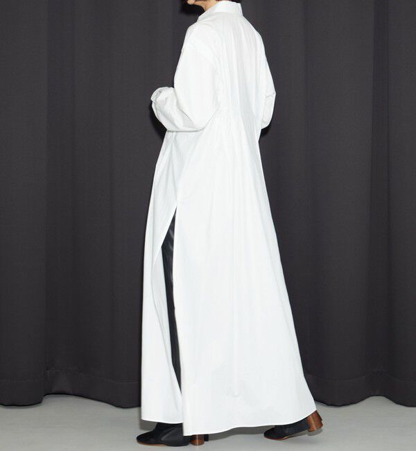 AEWEN MATOPH「＜AEWEN MATOPH＞ウエストダーツ シャツマキシワンピース ‐ ウォッシャブル ‐」|ワンピース|