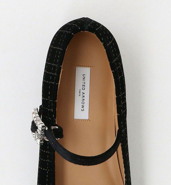 UNITED ARROWS「グリッター ベルベット メリージェーン シューズ」|その他|
