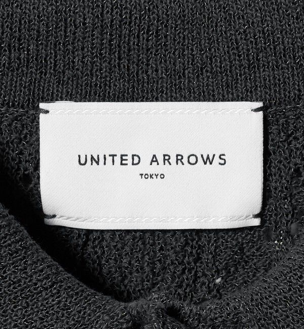 UNITED ARROWS「フェイクパール レース プルオーバー ニット ウォッシャブル」|ニット・セーター|