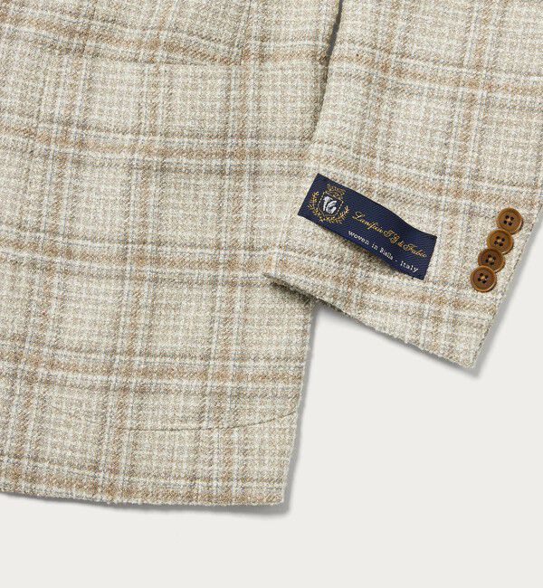 UNITED ARROWS「ファンシーチェック 3ボタン ジャケット C‐MODEL」|テーラードジャケット|