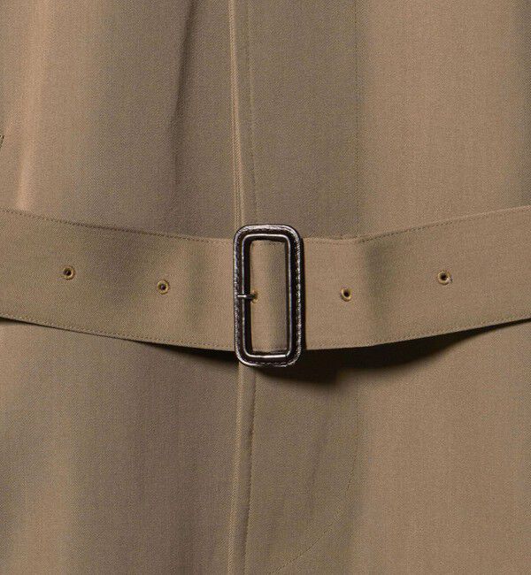 UNITED ARROWS「ウール コットン ギャバジン ベルテッド バルマカーンコート 撥水」|ステンカラーコート|