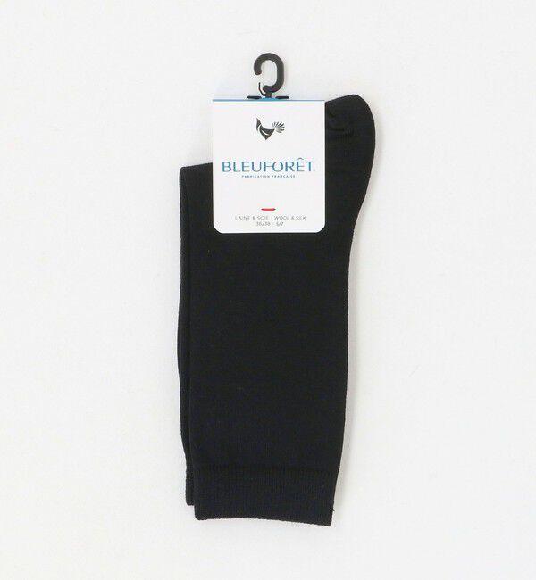 UNITED ARROWS「＜BLEU FORET＞W/SI ソックス」|ソックス|BLACK