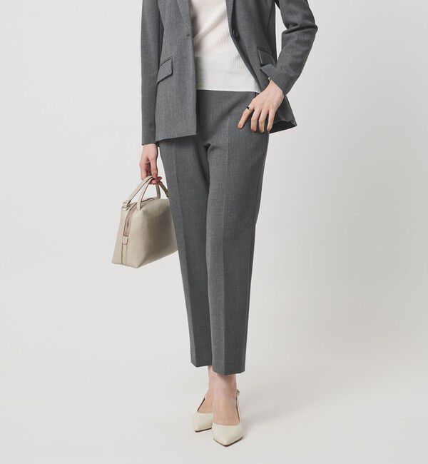 UNITED ARROWS「ダブルクロス ストレート パンツ ‐ウォッシャブル‐」|チノ|