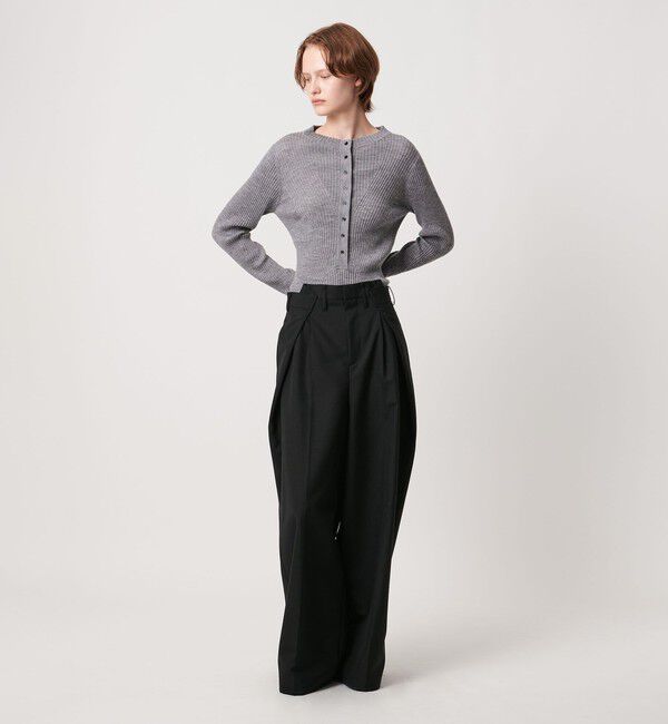 AEWEN MATOPH「＜AEWEN MATOPH＞ウールモヘヤ インタックパンツ」|チノ|