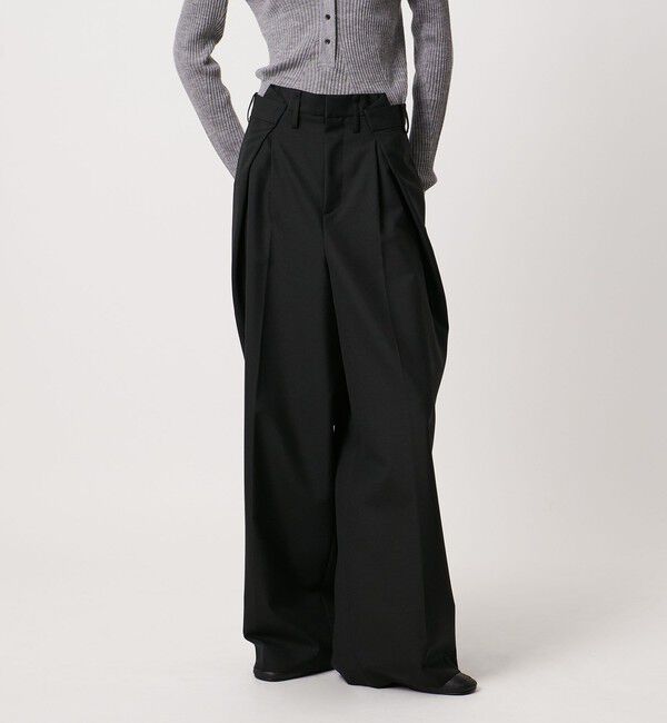 AEWEN MATOPH「＜AEWEN MATOPH＞ウールモヘヤ インタックパンツ」|チノ|