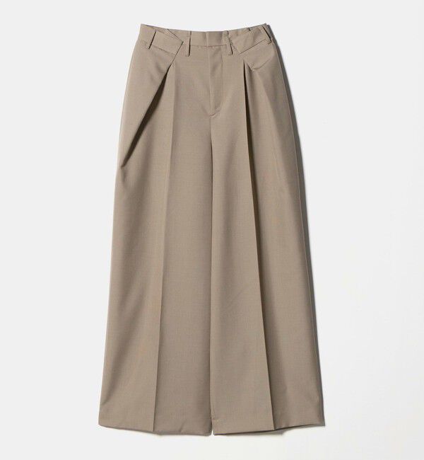 AEWEN MATOPH「＜AEWEN MATOPH＞ウールモヘヤ インタックパンツ」|チノ|