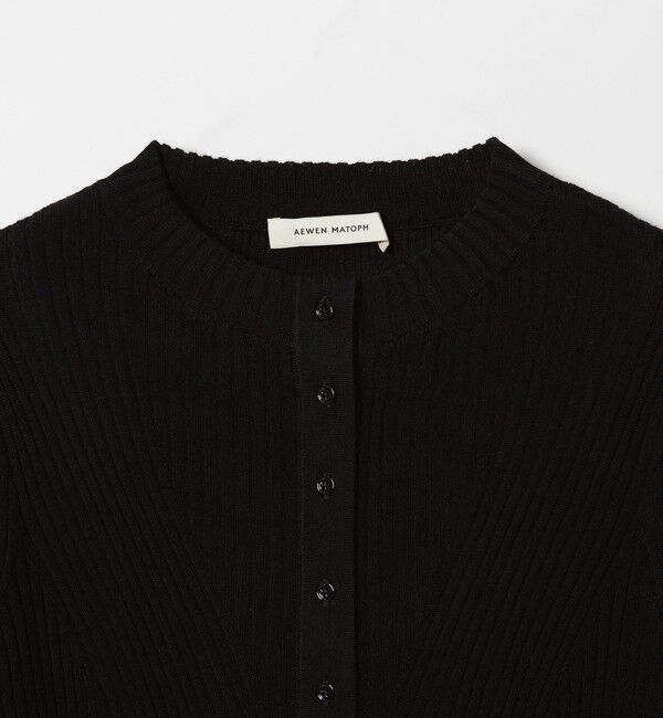 AEWEN MATOPH「＜AEWEN MATOPH＞ウールリブヘンリーネック ニットプルオーバー」|ニット・セーター|