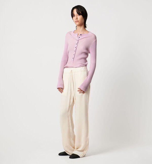 AEWEN MATOPH「＜AEWEN MATOPH＞ウールリブヘンリーネック ニットプルオーバー」|ニット・セーター|