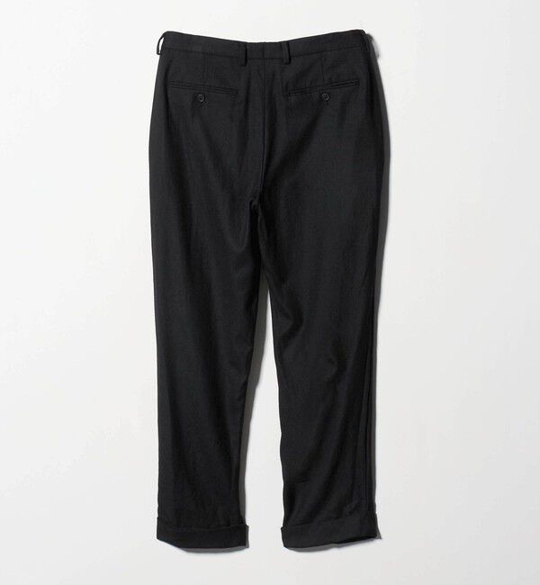 UNITED ARROWS「＜District＞ウールギャバジン ウォッシュド ワイド 1プリーツパンツ」|スラックス|