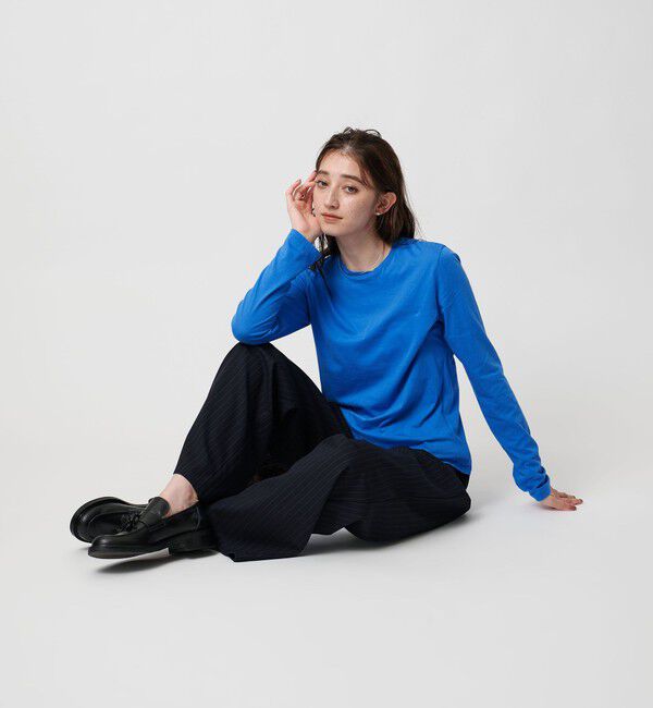 UNITED ARROWS「コットン ジャージー ロングスリーブ カットソー ‐ウォッシャブル‐」|Tシャツ・カットソー|